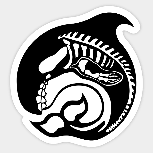 skelewhale Sticker by somatosis